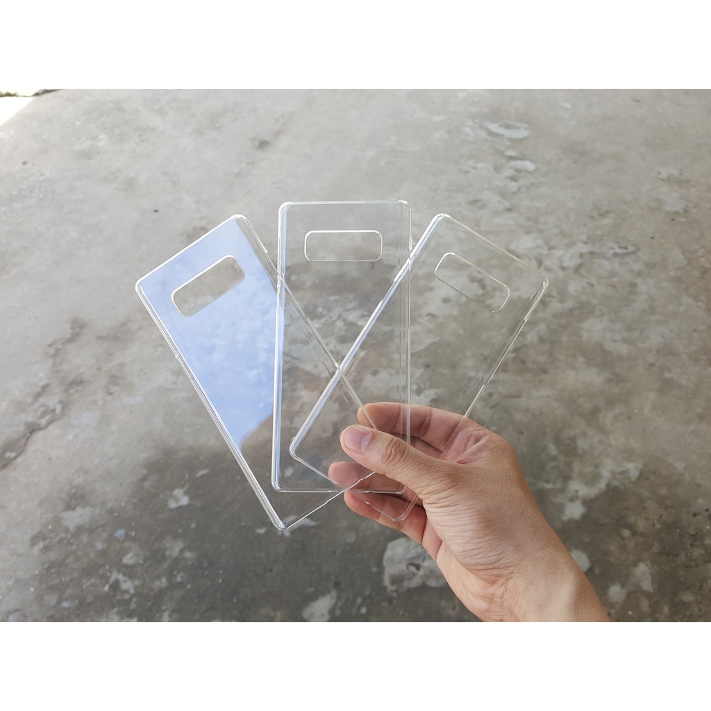 Ốp lưng Samsung Galaxy Note 8/9/Note 10 Plus/S10 Plus clear cover trong suốt, không ố vàng