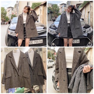 Áo blazer dạ xinh dày