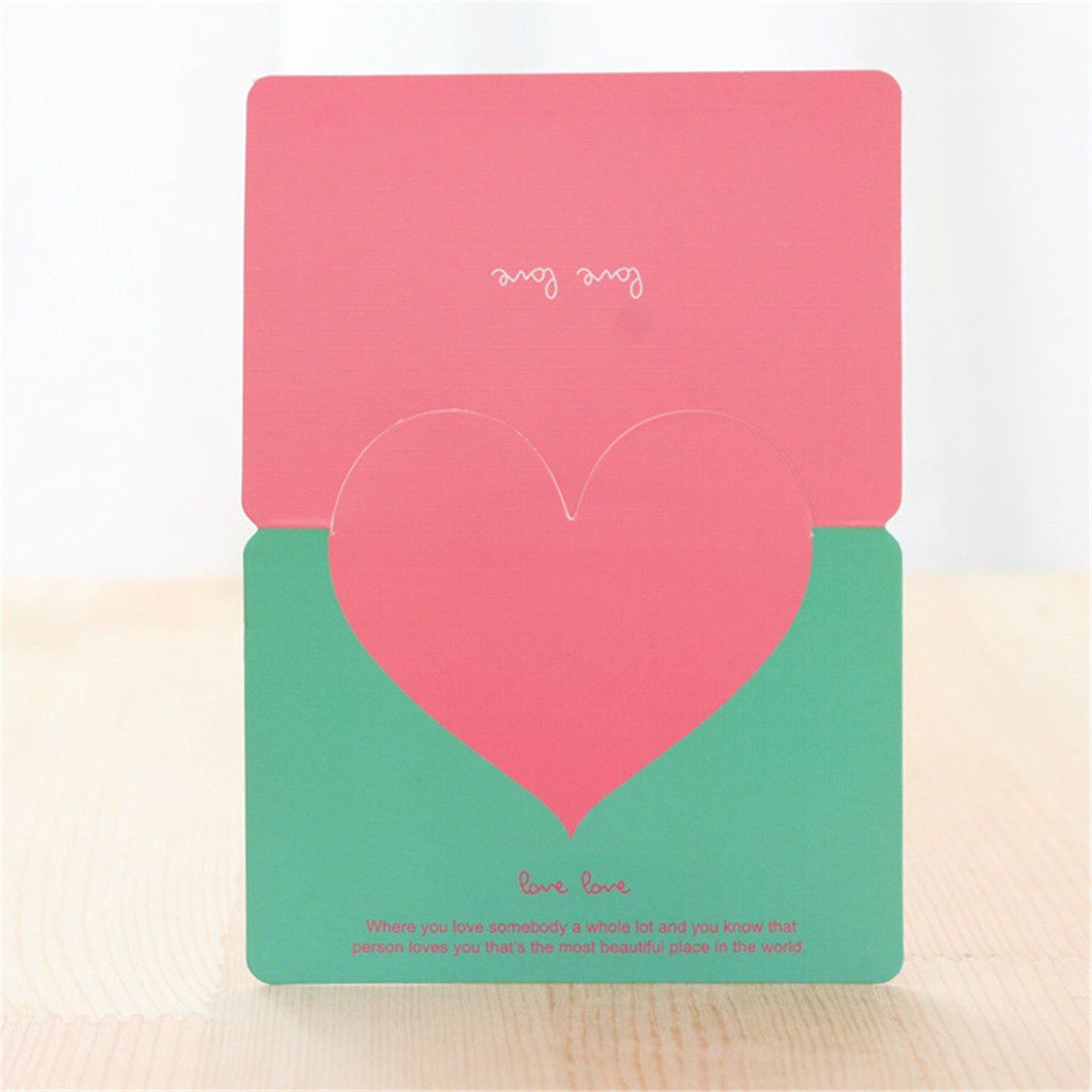 Thiệp chúc mừng valentine / đám cưới / sinh nhật / lễ tình nhân lãng mạn