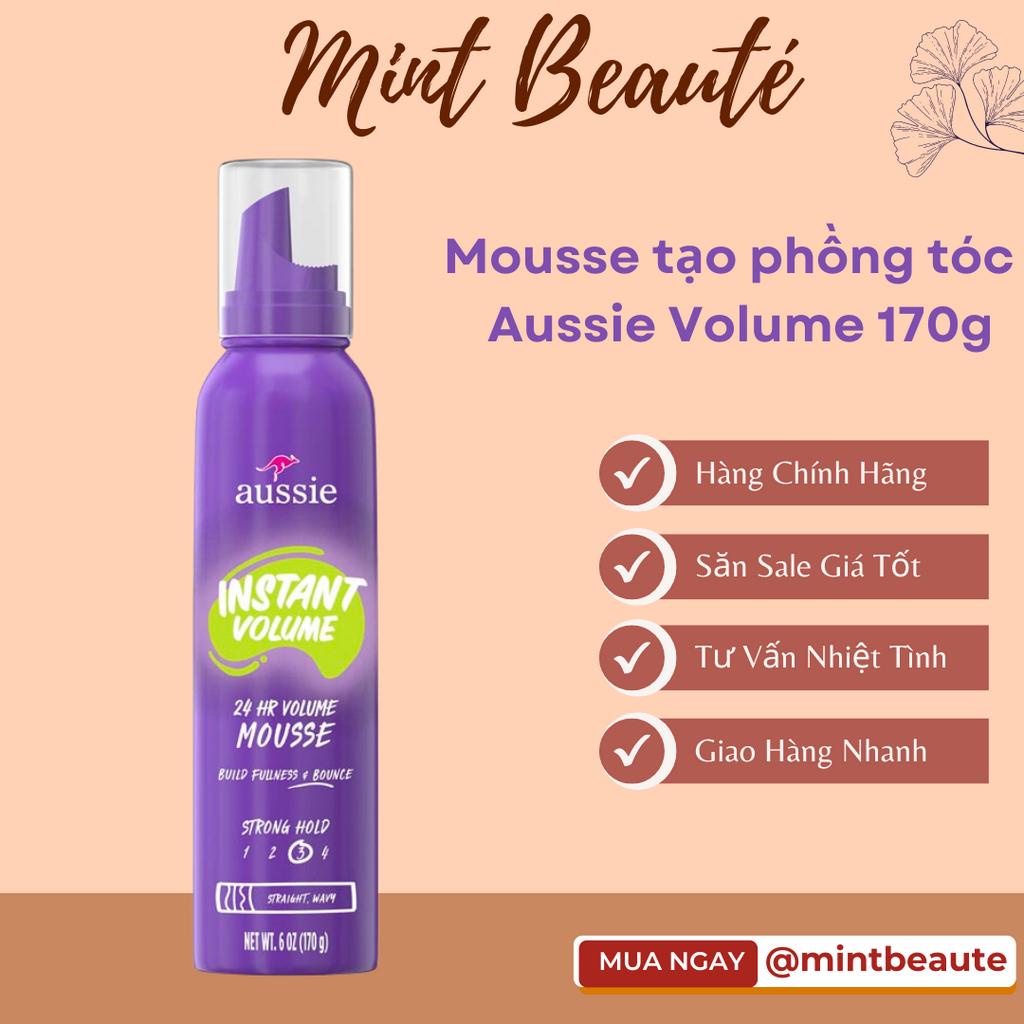 Aussie Mousse Volume - Kem Mousse Tạo Phồng Tóc Aussie Headstrong Volume Mousse, Maximum Hold 170G Của Mỹ Mẫu Mới