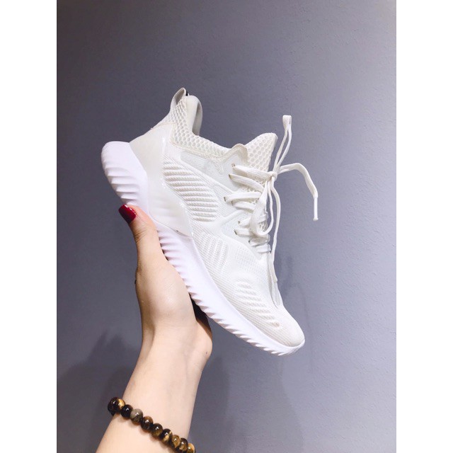 [Chính Hãng] [Ảnh thật] Giày Adidas Alphabounce màu trắng dành cho nam nữ . 2020 new . 2020 ️🥇 . 2020 ' 2020 👟 . "