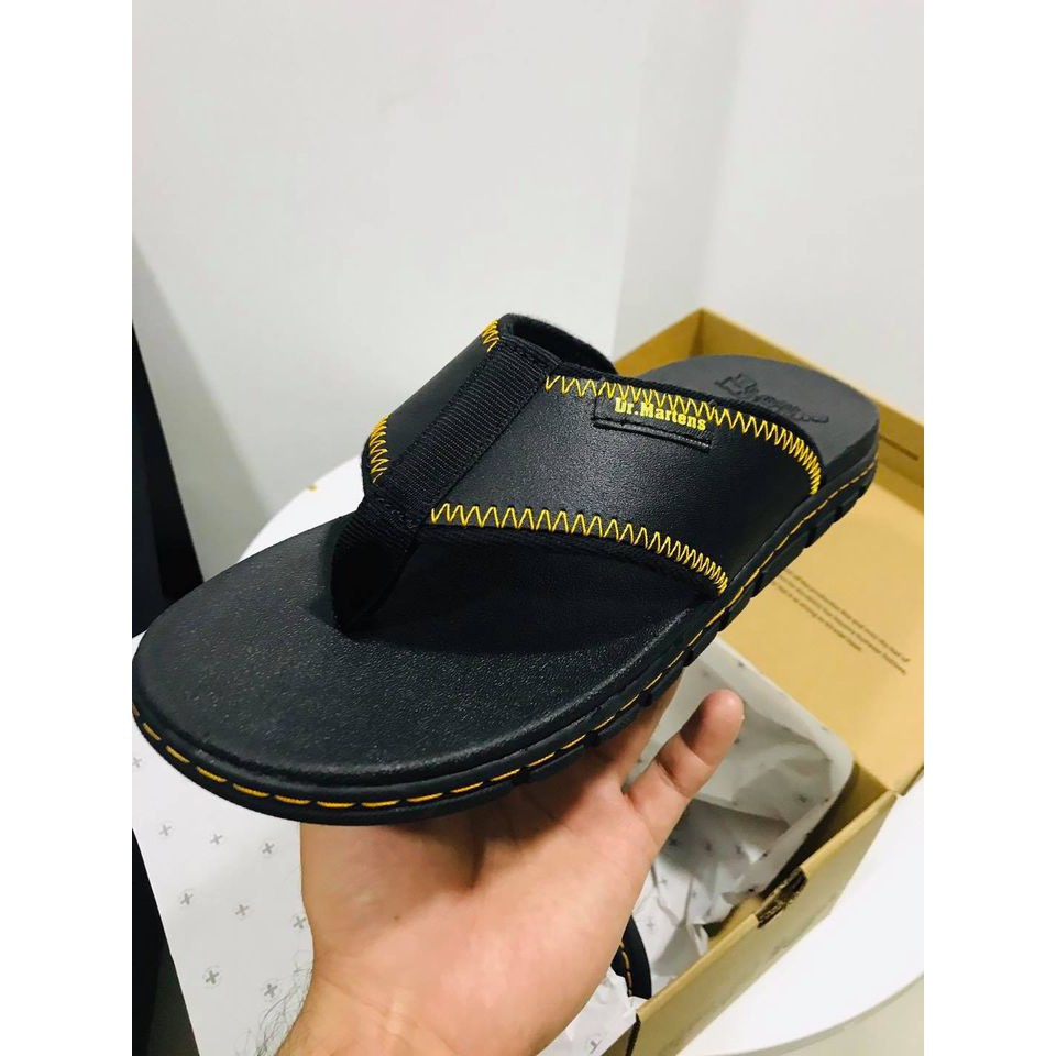 Dép Da Nam Quai Kẹp Dr Martens Athens Thong Thailan Da Bò Đế Doctor Full Box Dr6