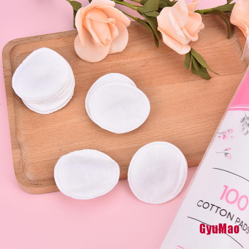 Set 100 Bông Tẩy Trang Hình Tròn 100% Cotton Mềm Mại