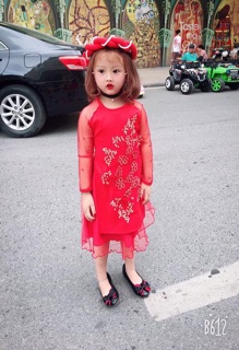 Set cách tân kèm vấn  đội đầu cho bé gái