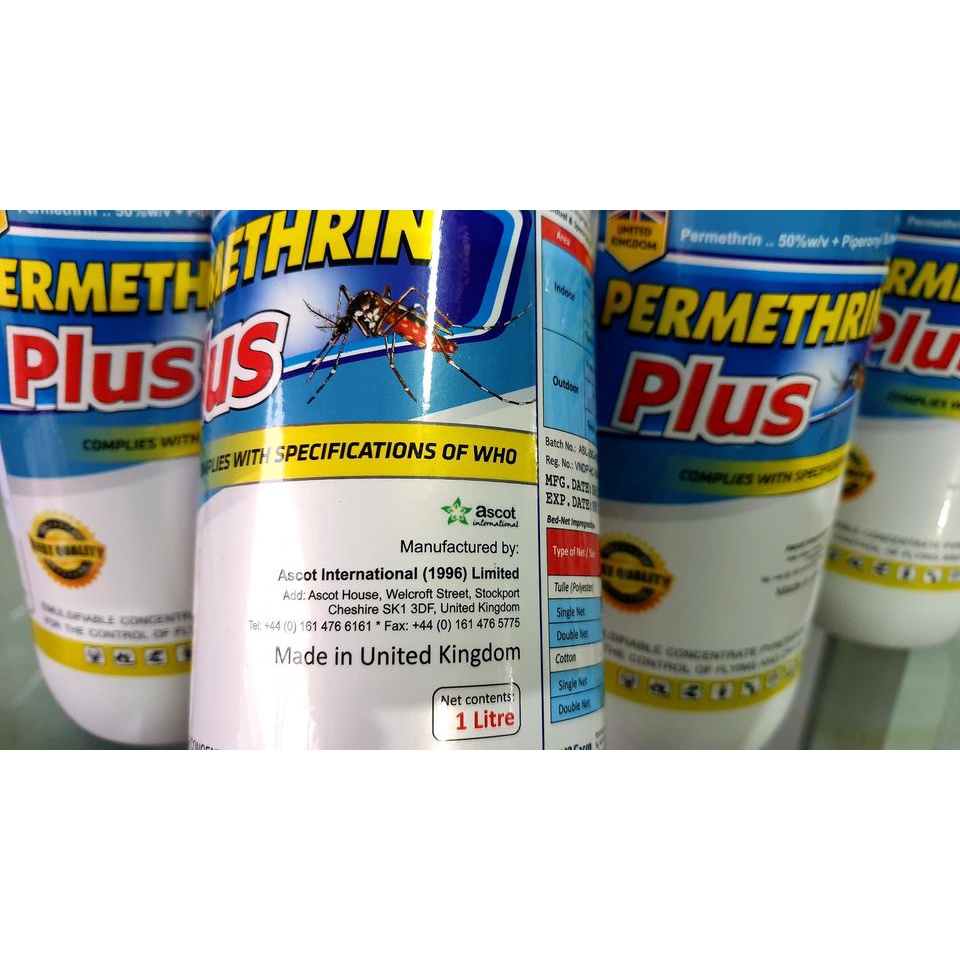 Thuốc diệt muỗi anh quốc permethrin plus 50ec chai 1 lít - ảnh sản phẩm 4