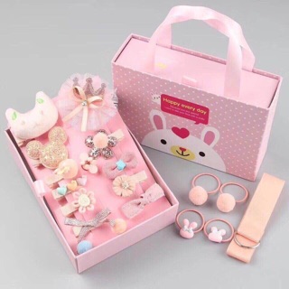Set 18 kẹp tóc cho bé cực kỳ đáng yêu
