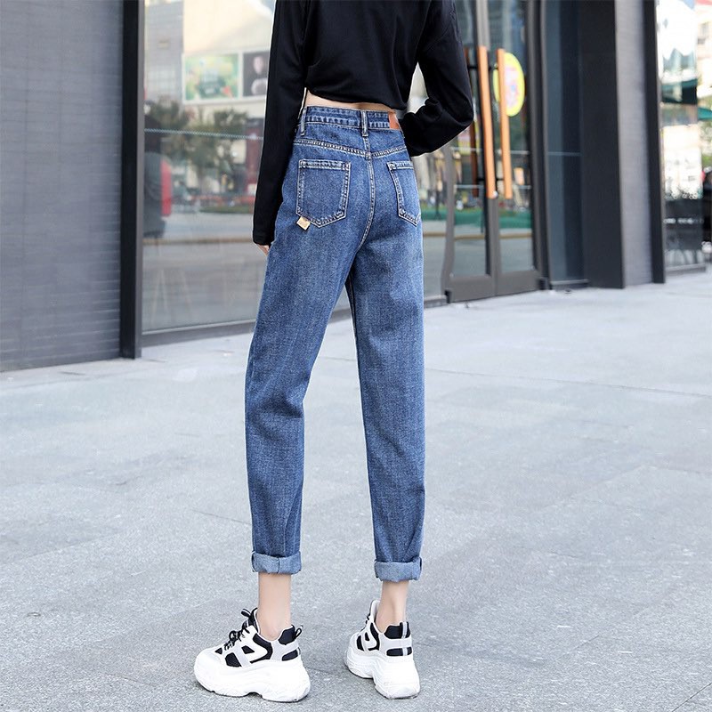 Quần jean nữ ,quần bò BAGGY ống suông đứng hottreed 2021 | BigBuy360 - bigbuy360.vn