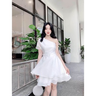 ĐẦM TRẮNG DỰ TIỆC - hàng thiết kế cao cấp