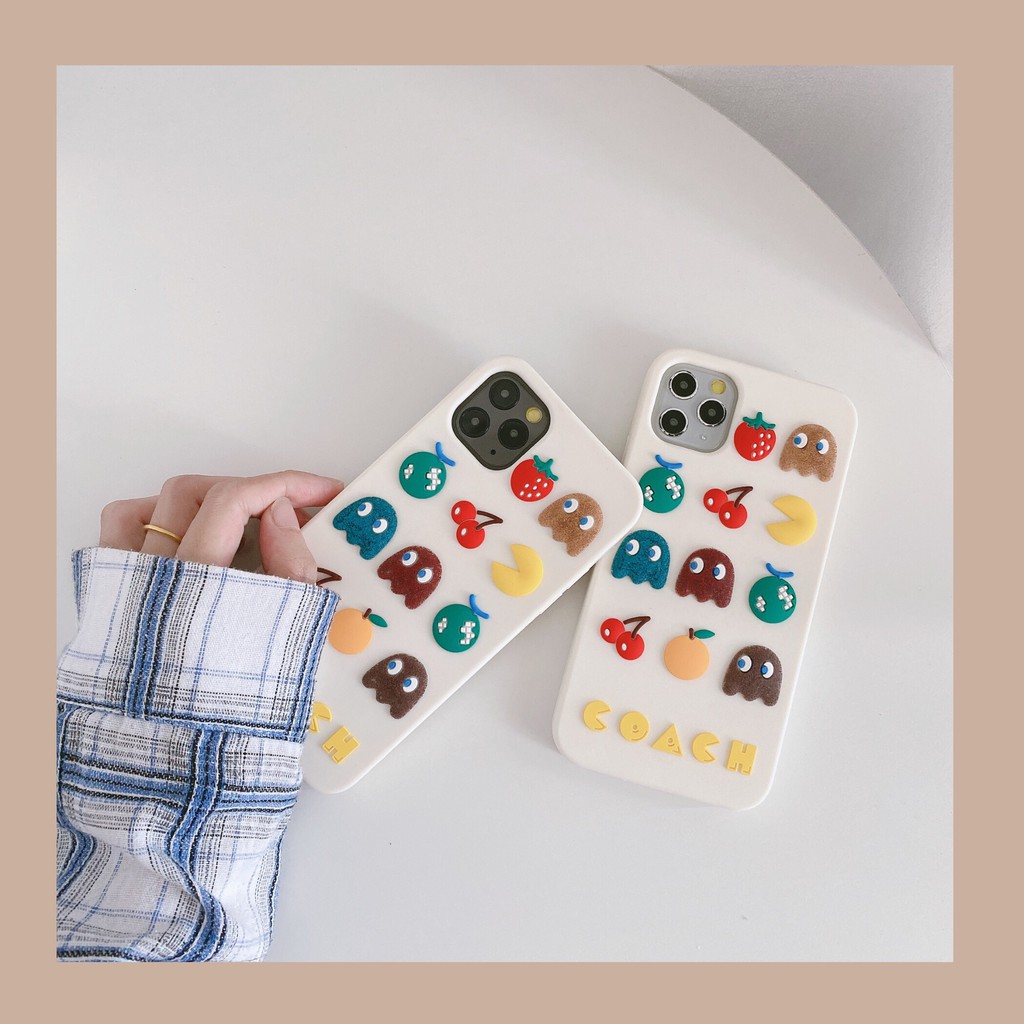Ốp Lưng Hoạt Hình Pac-Man Cho Iphone 12 11 Pro Max Xs Max Xr X Iphone 6 7 8 Plus | BigBuy360 - bigbuy360.vn
