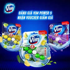 VIÊN TREO BỒN CẦU VIM 55g hoa oải hương, chanh, trà xanh