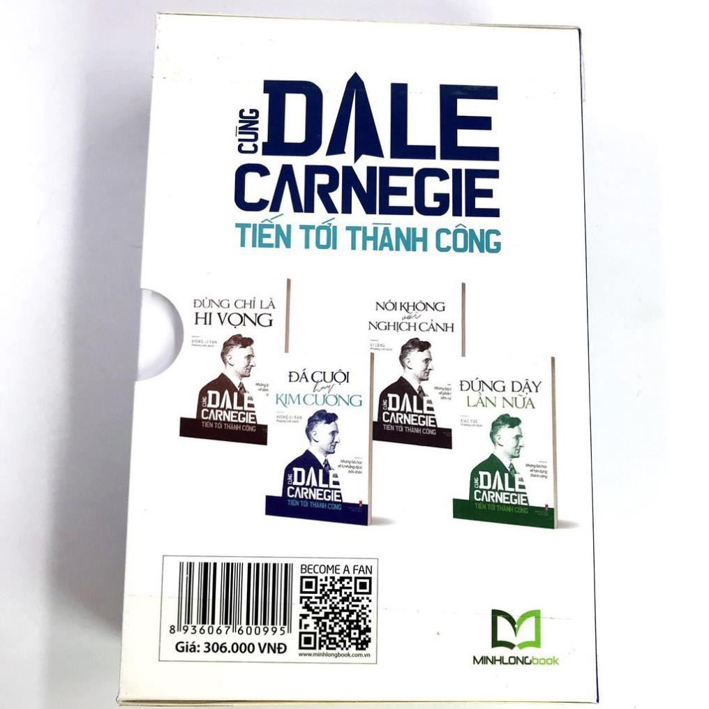 Sách - Cùng Dale Carnegie tiến tới thành công (Hộp 4 cuốn) [ Minh Long]