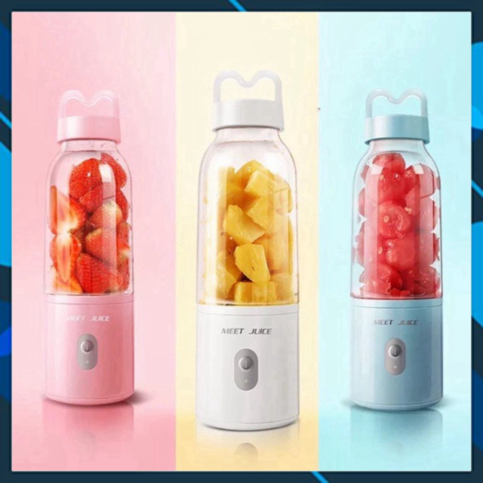 Máy xay sinh tố mini cầm tay Meet Juice 500ml | (TT65)