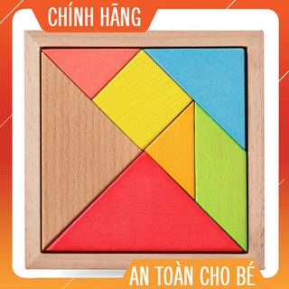 🌸🌸Đồ Chơi Xếp Hình Tangram Bằng Gỗ Cho Trẻ Tư Duy🌸🌸Giáo Cụ Montessori - Phát Triển Trí Tuệ Greenmartone