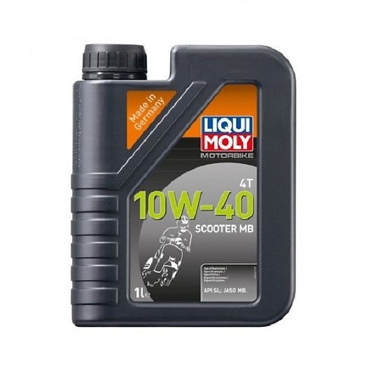 Combo nhớt xe tay ga Liqui Moly Scooter 10W-40 1L và nhớt hộp số Liqui Moly Gear Oil 80W-90 150ml