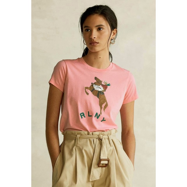 Áo thun POLO with drawing and logo letters