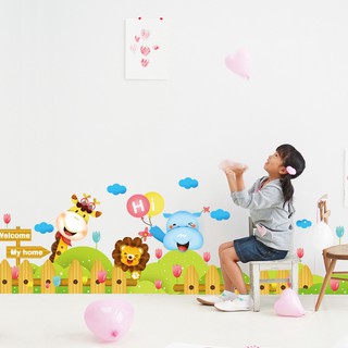 Decal dán chân tường trang trí phòng trẻ em bé