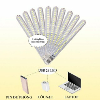 Đèn siêu sáng cổng Usb 24 led