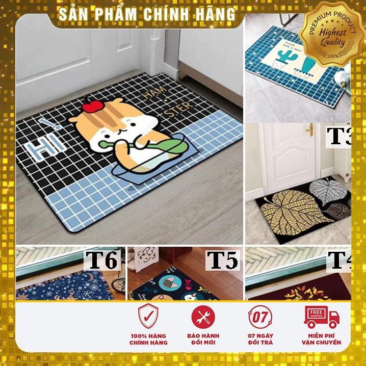 THẢM LAU CHÂN 3D CHỐNG TRƠN TRƯỢT 40x60CM