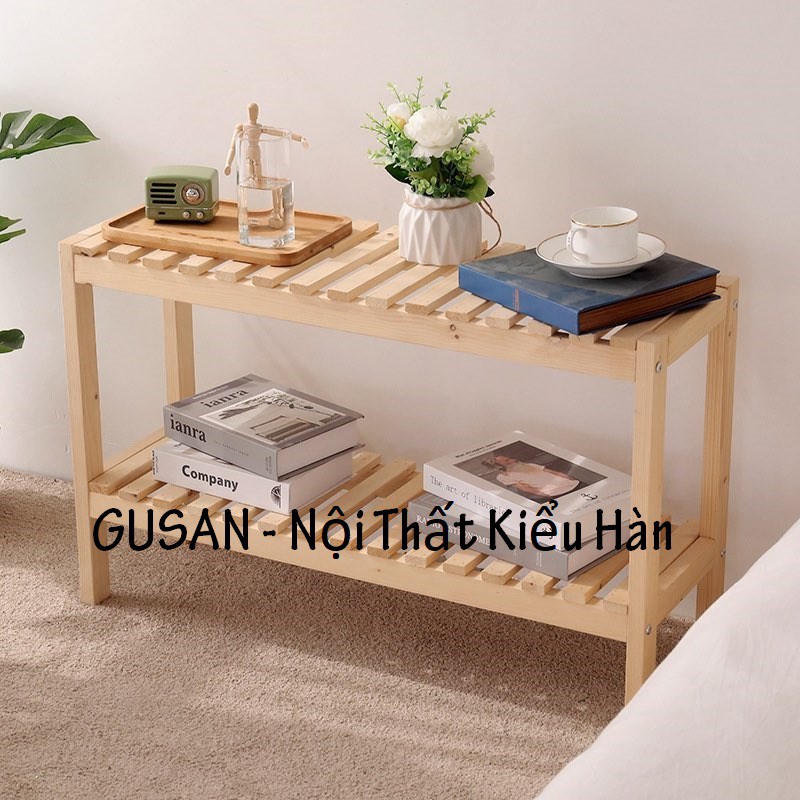 Kệ để đồ đa năng, kệ để giày dép bằng gỗ GUSAN dùng đựng đồ, để bếp