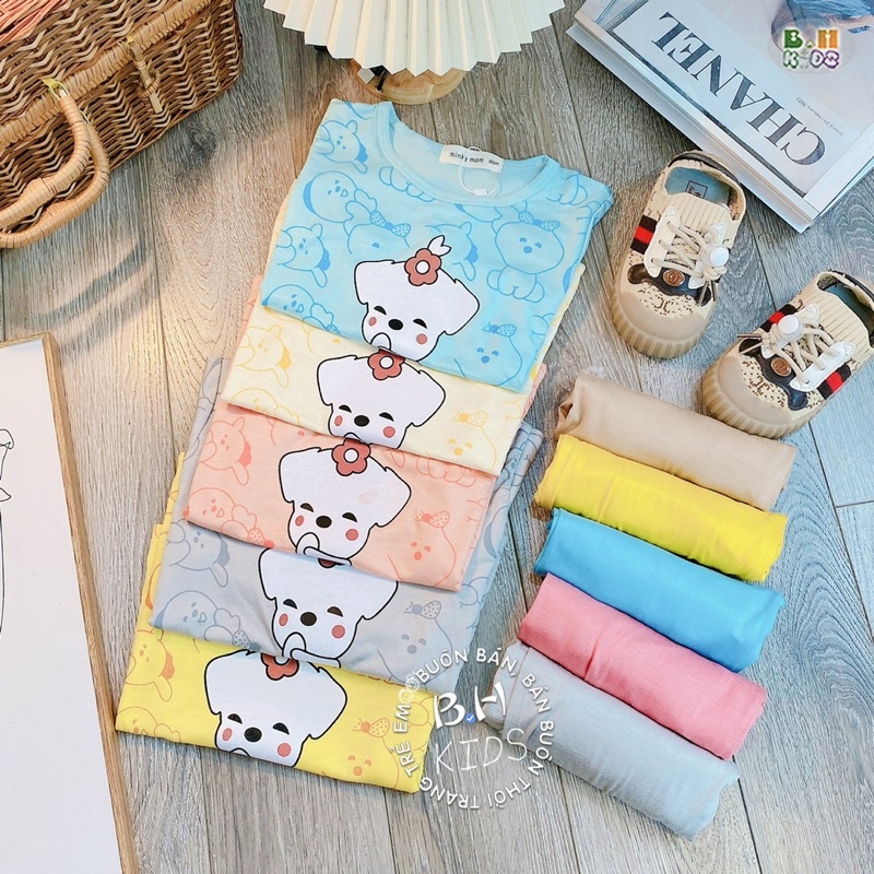 Bộ alibaba quần dài chất thun lạnh cho bé gái từ 7-17kg