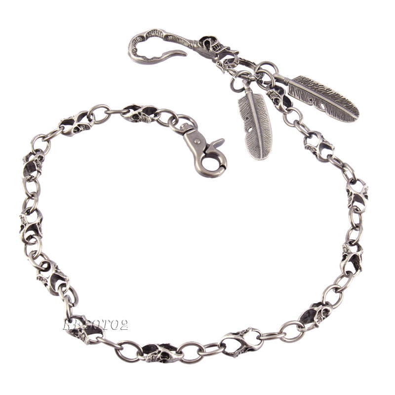 [Kesoto2] Ví Nam Phối Dây Xích Bằng Đồng Cổ Điển Phong Cách Punk Rock