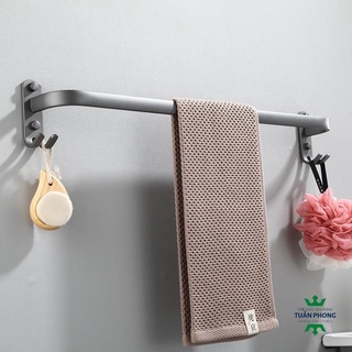 Giá Treo Khăn Nhà Tắm Dán Tường(Không Khoan Tường),Kệ Treo Khăn Nhà Bếp Sơn Tĩnh Điện Dễ Dàng Lắp Đặt Và Sử Dụng