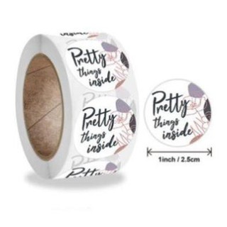 Cuộn 500 stick dán nhãn dễ thương