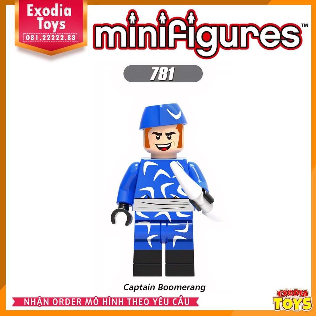 Xếp hình Minifigure DC Comics Siêu anh hùng và kẻ phản diện  - Đồ Chơi Lắp Ghép Sáng Tạo - X0181