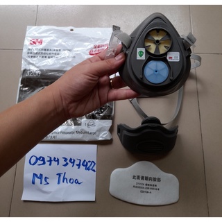 TRỌN BỘ mặt nạ 3M 3200+ nắp giữ 3700+ tấm lọc 3701CN