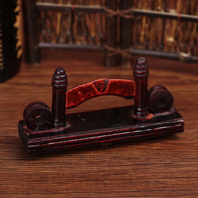 Giá gỗ kê quạt giá đựng quạt phụ kiện cổ trang trưng bày nhà cửa đẹp phong cách Trung Quốc