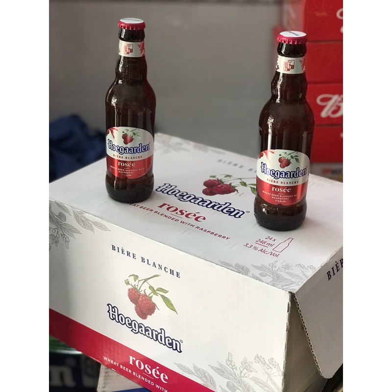 Bia Hoegaarden Rose thùng 24 chai
