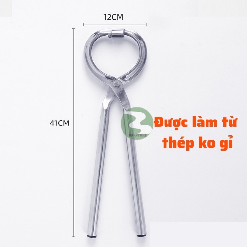 Kìm bấm mũi bò loại lớn 41cm Pakistan vòng nhựa DN34