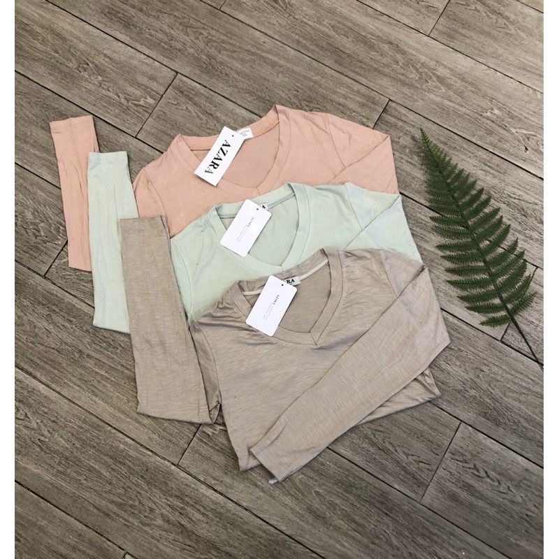 🍂 Áo Thun Body Tay Dài Cổ Tim 🍂 | BigBuy360 - bigbuy360.vn