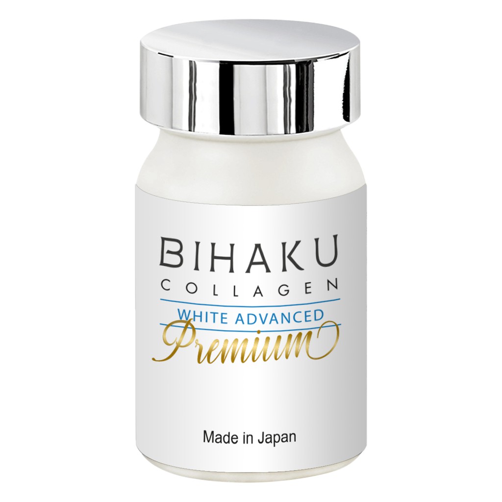 Bihaku Collagen Premium 30 viên - viên uống trắng da nano collagen Nhật Bản