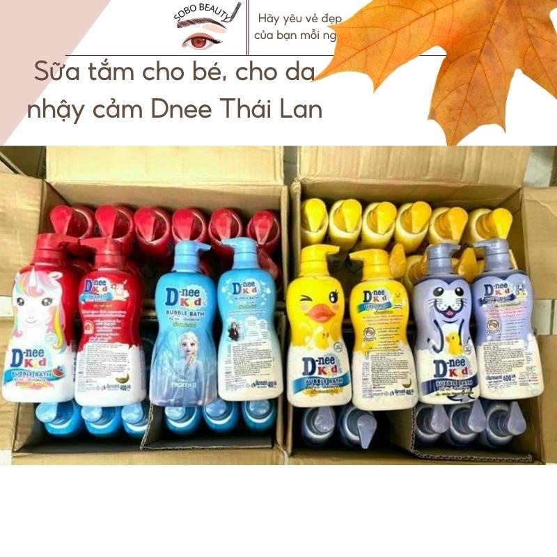 Sữa tắm gội cho bé Thái Lan thơm lâu tắm cho bé sơ sinh cũng được thương hiệu Dnee kids