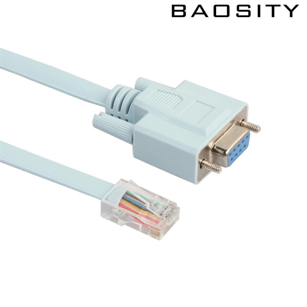 Dây Cáp 1.5m Cho Cisco 5ft Rollover Rj45 Male Sang Db9 Female 72-3383 - 01