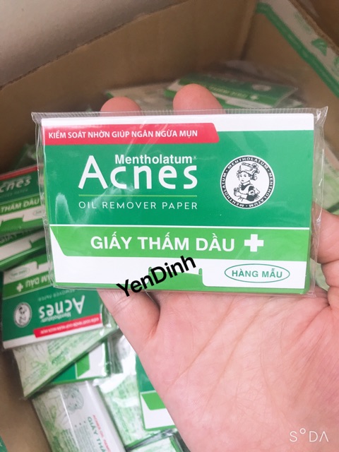 Giấy Thấm Dầu Acnes – Acnes Oil Remover Paper