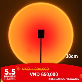 Đèn chiếu tường USB hoàng hôn / cầu vồng nhiều màu dùng để trang trí
