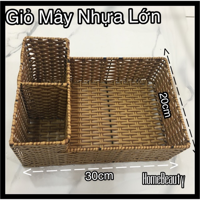 GIỎ MÂY CHỮ NHẬT LỚN(ko nắp /có nắp)