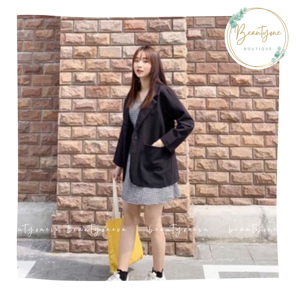 Áo Blazer nhiều màu, áo khoác 1 lớp dạng vest phong cách HÀN QUỐC [ CLIP- CÓ SẴN+ ảnh thật ]