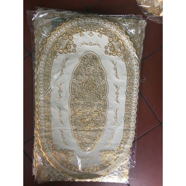 Khăn trải bàn hoa văn cao cấp (Ovan)