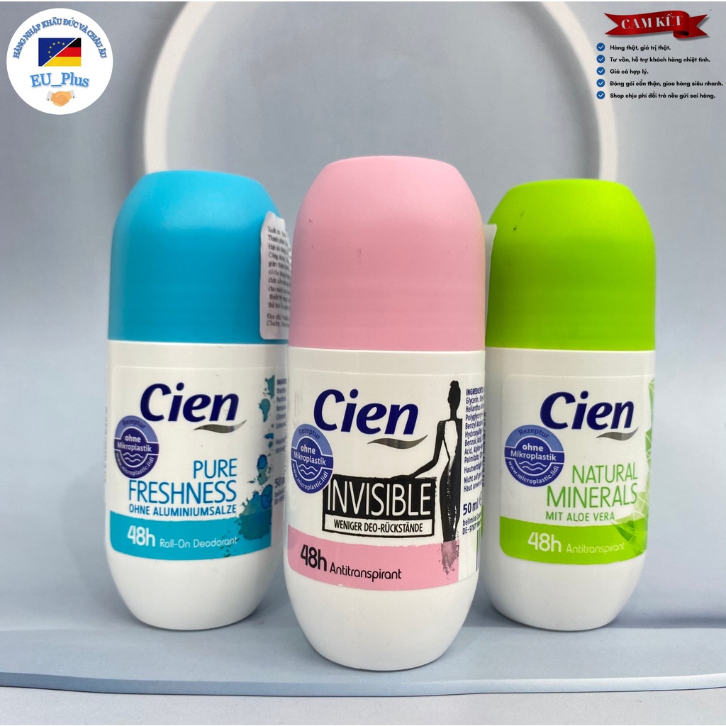 Lăn nách Cien - Đức - 50ml - dành cho nam và nữ