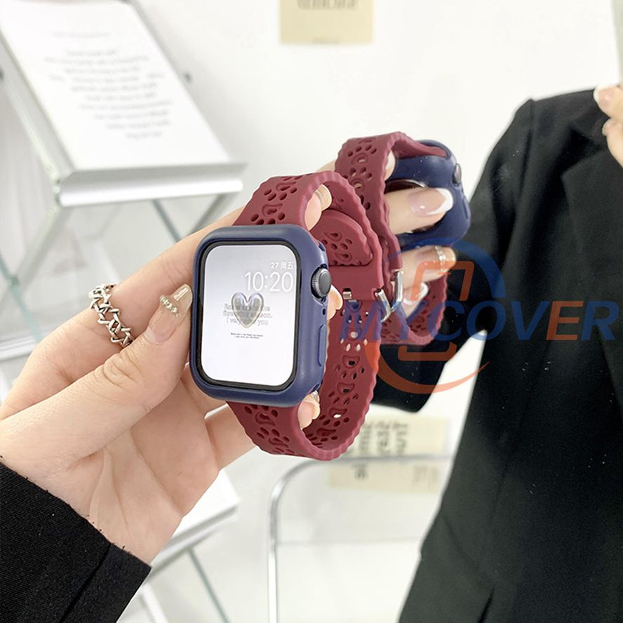 Bộ Dây Đeo + Vỏ Bảo Vệ Cho Đồng Hồ Thông Minh Series 7 6 SE 5 4 3 2 1 41mm 45mm 44mm 40mm 42mm 38mm