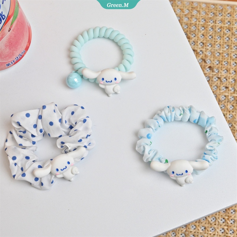 SANRIO Dây Cột Tóc Hình Búp Bê Cinnamoroll Dễ Thương Làm Quà Tặng Sinh Nhật Cho Bé Gái