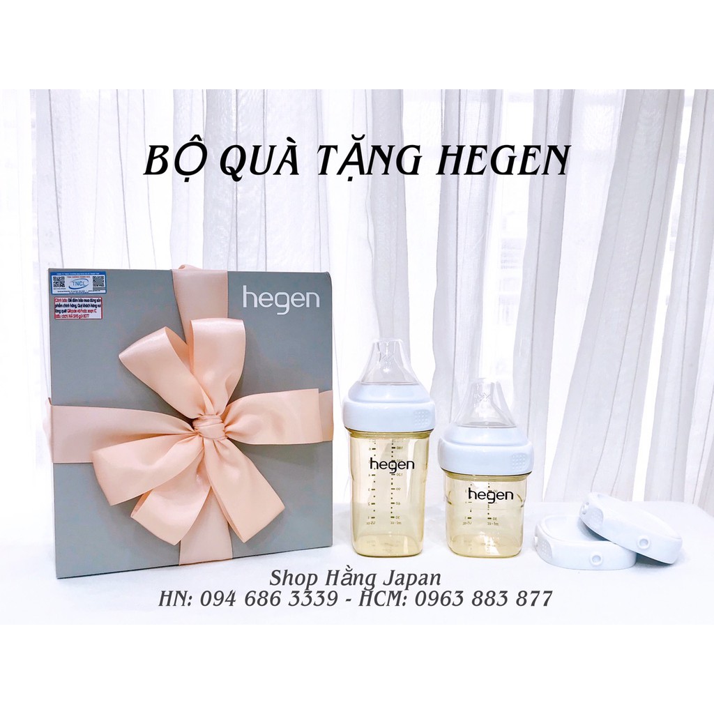 Bộ quà tặng bình sữa Hegen Limited chính hãng cho bé
