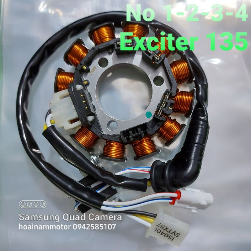 Cuộn điện - mâm lữa Exciter 135, Nouvo 1-2-3-4
