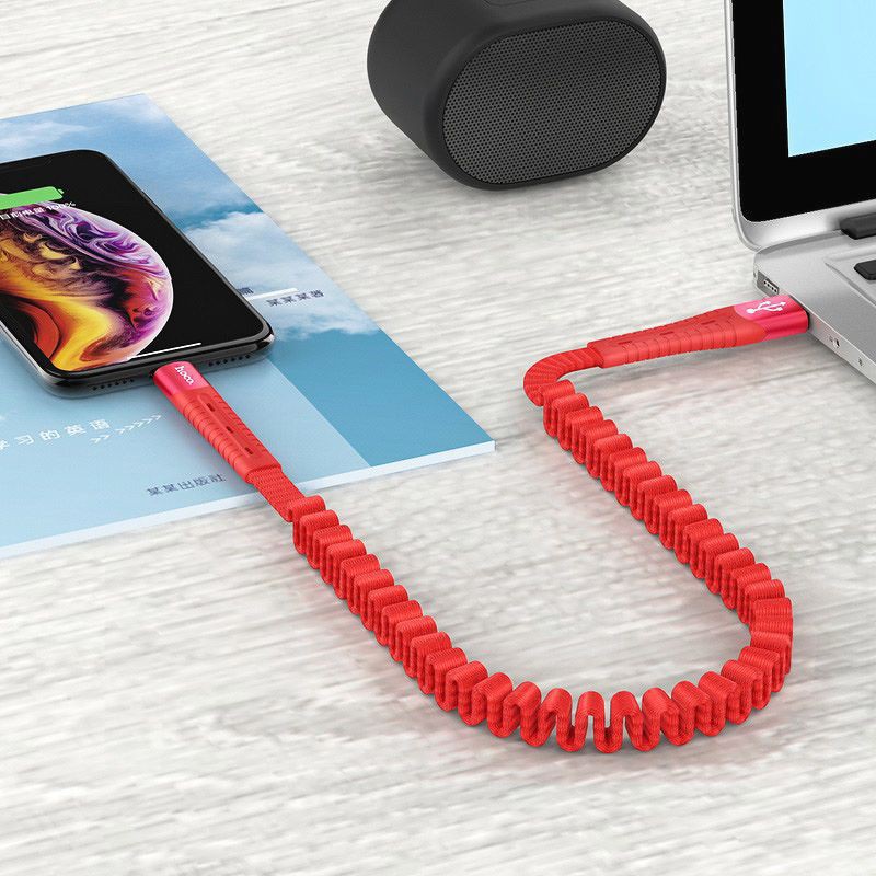 Cáp Sạc Nhanh Hoco U78 Chống Đứt Gãy ✔Chống Rối Cho Iphone/Android 6