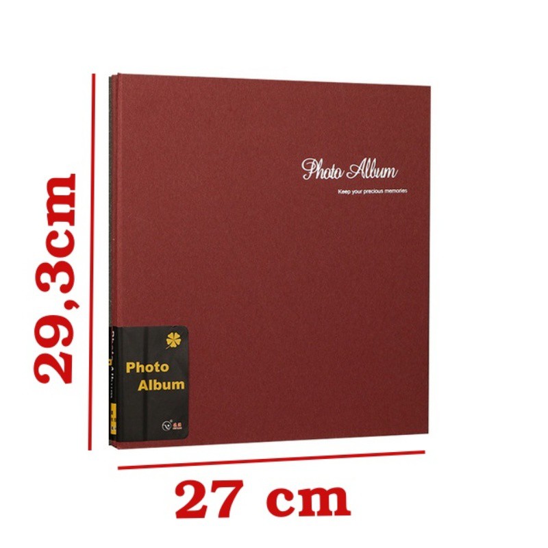 Album ảnh dán cỡ 27x29 bìa giấy có bọc nhựa đơn giản sang trọng tại ANVY