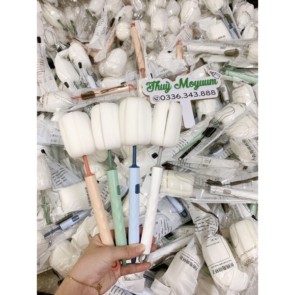 Cọ rửa bình sữa mút xốp cho bé