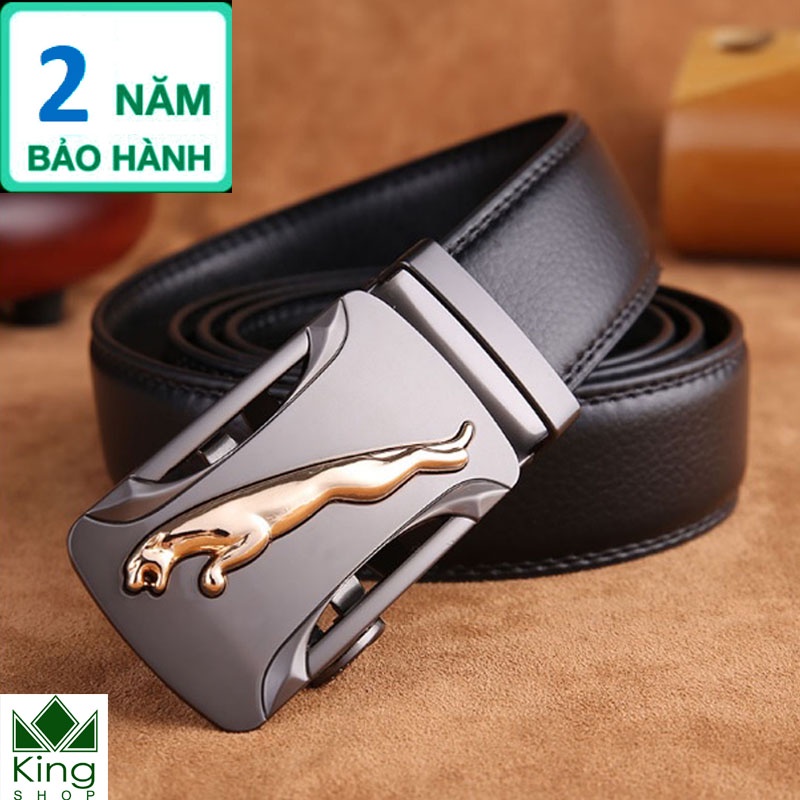 Thắt Lưng Dây Nịt Nam Da Bò 100% Khóa Tự Động Cao Cấp N5 - Đồ Da Kingshop